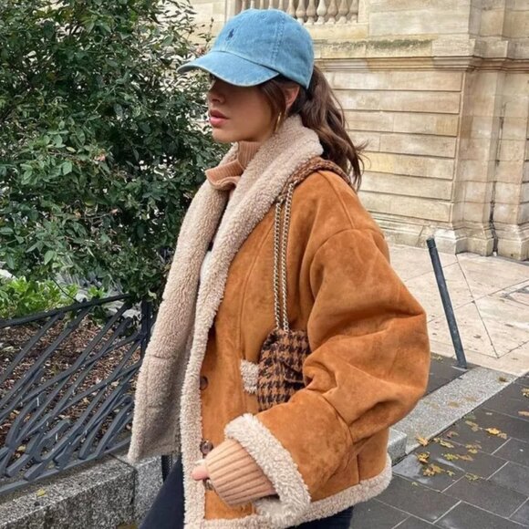 Storets Ava Faux Shearling Jacket S/M - Picture 5 of 16